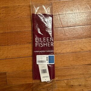 Eileen Fisher Burgundy Fingerless Gloves